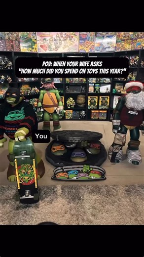 385 reactions · 133 shares | If she starts scrolling the bank transactions… I need the whole Turtle Clan to stick to the story. “It was on sale.” We clear? 﫡 #MiddleAgeMutantGymCollector #TMNTCollector #TMNT #ToyCollector #90sKid #NostalgiaTok #ActionFigures ##CollectorHumor #ToyRoom #NerdDad #PlasticAddict #VintageTMNT #FigureHunting #CollectorsUnite ##Cowabunga | Middleagemutantgymcollector | Facebook