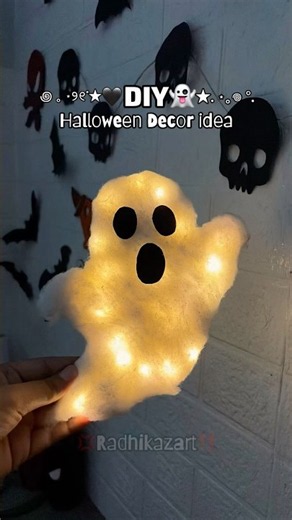 DIY Halloween spooky Decor 👻 | #diy #halloween #shorts
