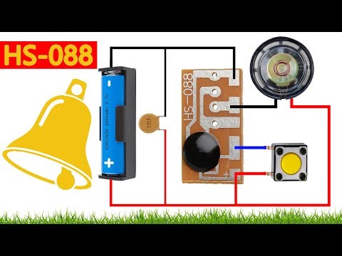 HS-088 Dingdong Tone Doorbell Voice Module IC Sound Chip For DIY/Toy || HS088 Audio Effects Chip