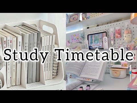 How to Create the Perfect Study Timetable~15+ steps ✨📖