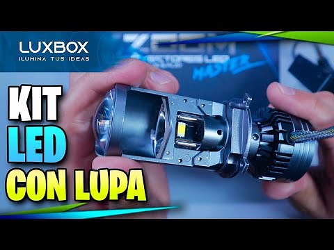 INSTALL LED Light Kit with Magnifying Glass H4 WITHOUT OPENING THE HEADLIGHT 😎 by Luxbox