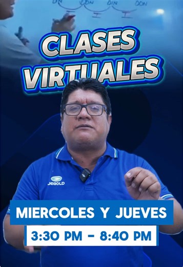 ¡Prepárate desde casa para ingresar a la universidad! 💻 ✨ Inicia el Programa Virtual de Razonamiento Matemático y Verbal en Élite y fortalece tus habilidades con los mejores docentes: 💻Clases En vivo - Vía Zoom 📘 Raz. Matemático: Juan Nuñez Concha y Ronald Carhuancho 📖 Raz. Verbal: Stalin Horna y José Agapito 👨‍🏫 Docentes especializados que te acompañarán paso a paso rumbo a tu objetivo. 📅 Miércoles y Jueves ⏰ Horario: 3:30 pm – 8:40 pm 🌎 Dirigido a postulantes de todo el Perú 💰 Inversi