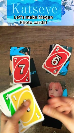 How to make custom photocards? #megan #katseye #photocards #howtomake #internetgirl