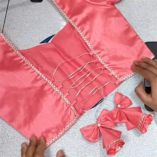 Trending Blouse Back Neck Design | Back Neck Blouse Design#shortsfeed #ytshorts