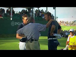 Dustin Johnson Grounds Club and Hits from an Unmarked Bunker | 2010 PGA Championship