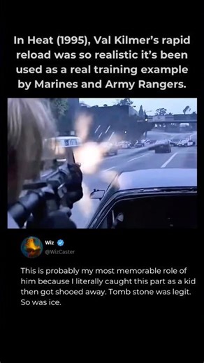Val Kilmer’s rapid reload was so realistic it’s been used as a real training example by Marines