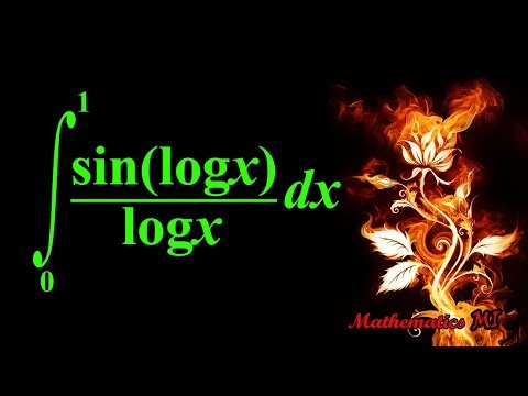 Integral sin(lnx)/lnx from 0 to 1