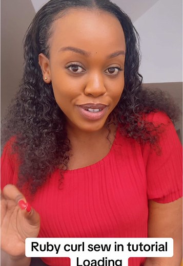 Ruby Curl Human Hair Sew-In: Versatile Styling Guide