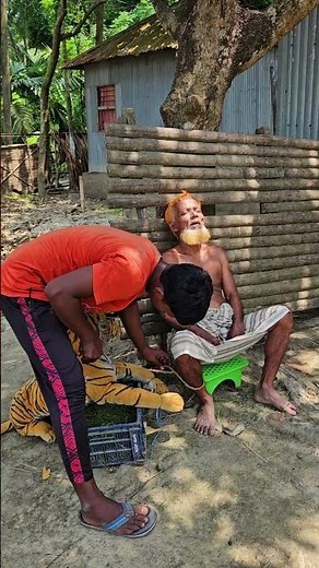 Epic Scare! Grandpa Meets a ‘Tiger’ 🐯😂#prank