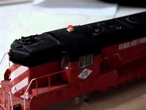 HO Scale Working Rotating Beacon Light for DCC Models
