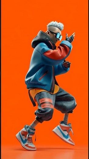 "3D Street Dance Duo Breaking the Internet! 🔥 Epic Moves & Insane Style"#3DDance#AIDance#StreetDance