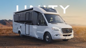 At just 25 feet, the 2025 Unity FX offers two unique living areas, impeccable styling, and a nearly King-sized Murphy bed, making it the ultimate travel companion. Watch the full walkthrough with live chat Q&A on YouTube at 1:30pm CT 👉 https://leisurevans.com/unity/videos/?video=2025-unity-fx What's your fav feature? | Leisure Travel Vans