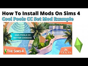 How To Install Cool Pools CC Set Mof For Sims 4 | 2025