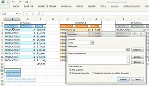 Crear resúmenes de tablas con Consolidar en Excel - Sergio Alejandro Campos