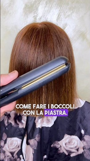 Come fare i boccoli con la piastra