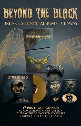 Beyond the Black on Instagram: "For our album give away we got to work with the super talented @colorgun_tattoo_airbrush 🖤 Watch how he's creating the first (and only) official BTB PS5!! 🎮 You want to call this beauty your own? Enter our raffle and pre-order our upcoming album for a chance to win!! Link in bio 🔗"
