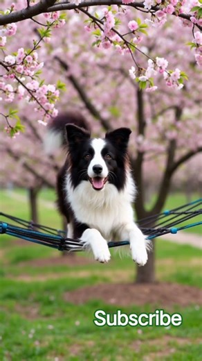 Dog Swinging Like a Baby 😍 | Cutest & Funny Dog Swing Moments | #ytshorts #dog