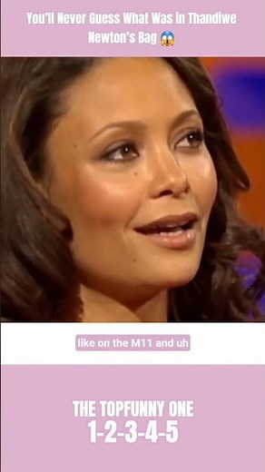 You’ll Never Guess What Was in Thandiwe Newton’s Bag 😱 #viral #funny #comedy #celebrity #shrots