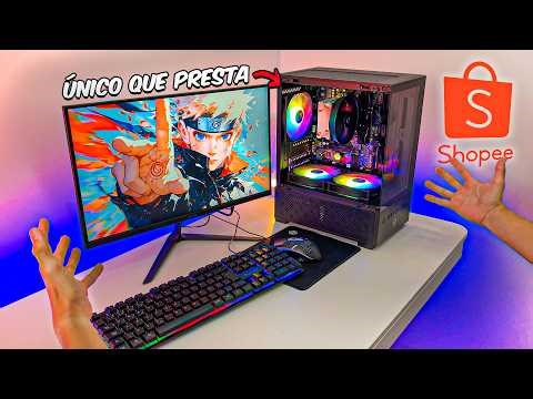 Comprei o ÚNICO PC GAMER BARATO DA SHOPEE QUE PRESTA (roda tudo)