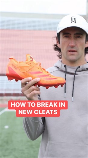 HOW TO BREAK IN NEW CLEATS | First Down Training