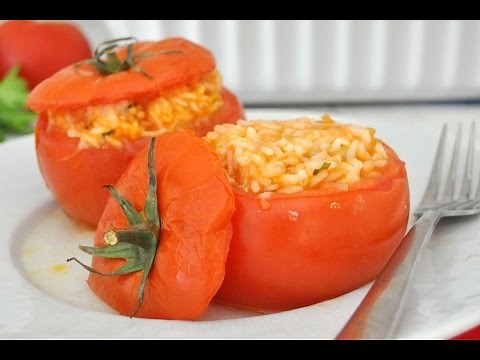Rice-Stuffed Baked Tomatoes by Cooking with Manuela