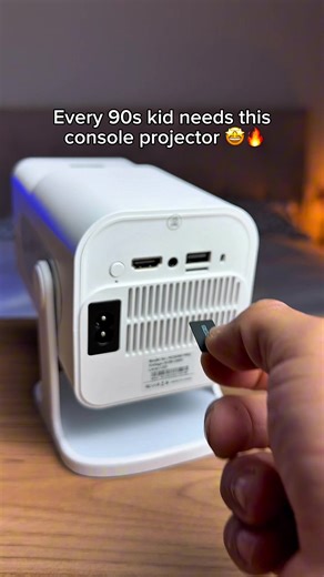 This console projector is every 90s kid’s dream 😍 Packed with 10,000 retro games to relive the best gaming era ever 🕹️👾 Don’t just remember the 90s… play them again 🎮🔥 👉 More information on our profile #retrogaming #retro #retrogames #projector #retroconsole