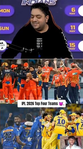 #cricket top 4 team 2026 ka IPL #ipl