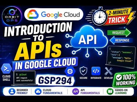 GSP294 | INTRO TO GCP APIs | 2-Minute Trick! | Google Cloud Lab Solution | #qwiklabs #gsp #google