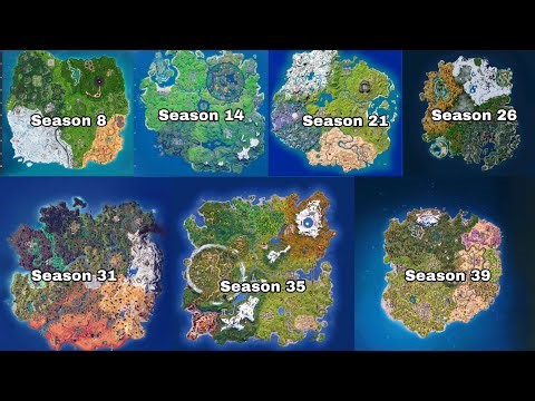 Fortnite Map Evolution (S1 → S39)