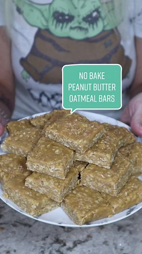 Delicious No Bake Peanut Butter Oatmeal Bars Recipe