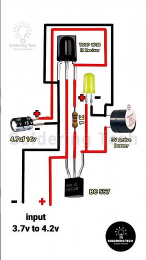 Remote control circuit | IR sensor #shorts #remotecontrol #viral