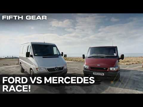 Ford Transit T280 vs Mercedes Sprinter 213 CDI | Fifth Gear
