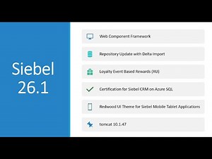 Siebel CRM 26.1 Update Summary - Moonage Daydream