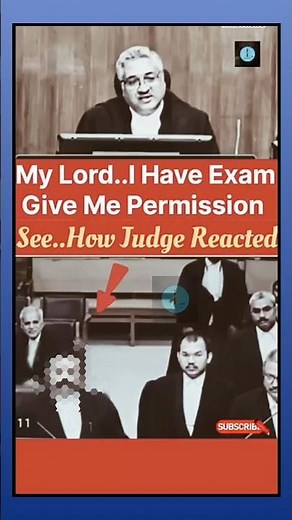 The Lawyer Said 'I Have An Exam' | See How Judge Reacted #judge#lawyer#argument#law#legalcourts
