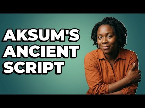 How Did Ge'ez Script Develop In Aksum?