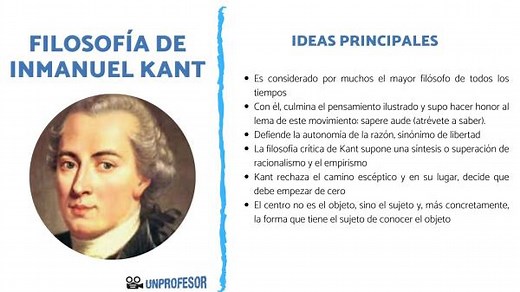 La FILOSOFÍA de Immanuel KANT - [RESUMEN fácil con VÍDEOS!]