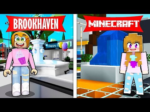 I Played Brookhaven Inside Of MINECRAFT!