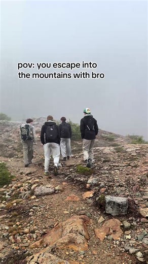 peak male experience #hiking #nature #friends #fyp #fypシ゚