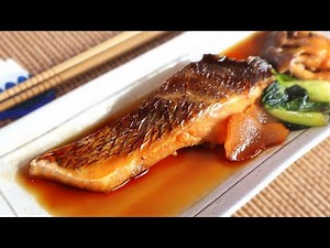 How to make Tai no Nitsuke.(Japanese simmered sea bream / Nitsuke dashi broth recipe)鯛の煮付けの作り方(レシピ)