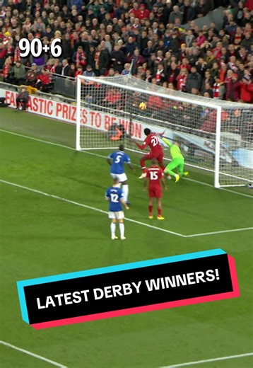 Van Dijk's Late Derby Winner for Liverpool!