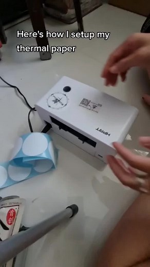 You will need to install the app compatible with your thermal printer. you can print a lot of things and definitely you can buy different coloured thermal sticker! #mellowdews #socialcommerce #freestickers #thermalstickers #diystickers