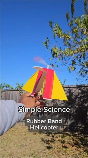 Build a Rubber Band Helicopter