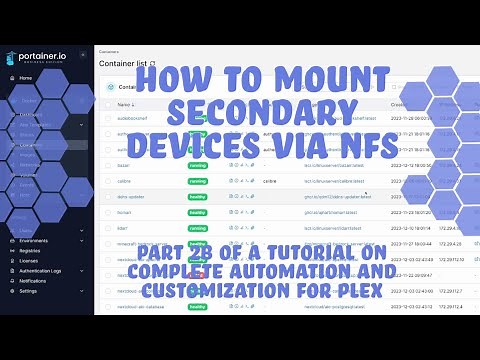 How to Mount External Volumes via NFS - Part 2B on automating your plex server