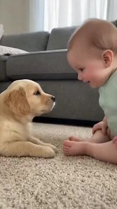 CCTV Captures Baby Talking with Puppy — Cutest Moment Ever! 🐶👶❤️ #BabyAndPuppy #CCTVFootage #AdorableMoment #CuteViralVideo #BabyLaughs | Brave Cam Moments