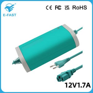 [Hot Item] 12.6V 1.7A 14.6V 16.8V 21V Lithium Battery Charger Electric Vehicle Charger 12.6V Li-ion Battery Charger for Electric Scooter