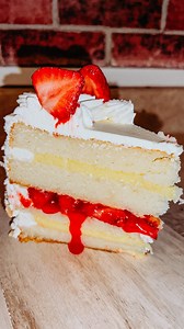 Strawberry almond cassata torte 🍓✨🍰 • • • Do not SLEEP on @marketdistrict bakery. This strawberry almond cassata torte was everything I needed and more. It was unbelievably LIGHT & refreshing! I’m so lucky to have these behind the scenes experiences. Love yinz @marketdistrict 🫶🏼 | Ana Eats Pgh