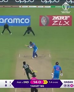 Shubman Gill is really creaming those cover drives 🔥 #CWC23 #INDvPAK | ICC - International Cricket Council