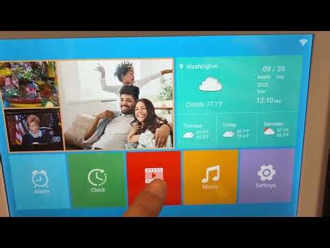 Unboxing Apofial 16G Digital Picture Frame 10.1 Inch with WiFi to Share Remotely Via APP Email