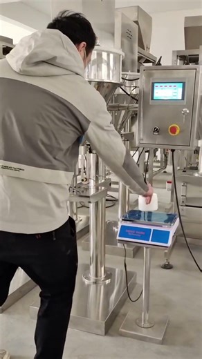 Semi automatic powder filling machine #machine #factory#fillingmachine