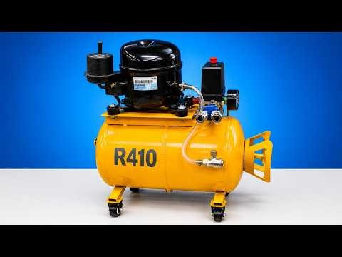 Turn a Fridge Compressor Into an Air Compressor – So Easy Anyone Can Do It!